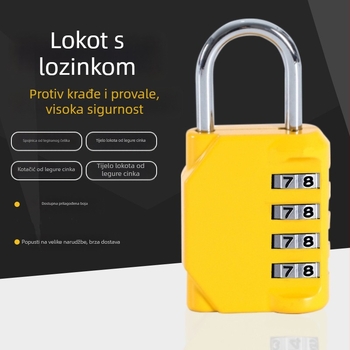 N838 mehanički bravi s četiri znamenke za prtljagu, vrata studentskog doma, ormariće, dvoranu i kutiju alata