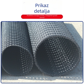 Yashan mrežasti oblik filtra drenažne cijevi za vrt i gradske vodovodne projekte, HDPE čvrsta drenažna cijev