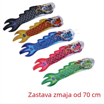 1 m dugačka kineska zastava zmaja za vodiče i festivale – kreativna zastava zmaja