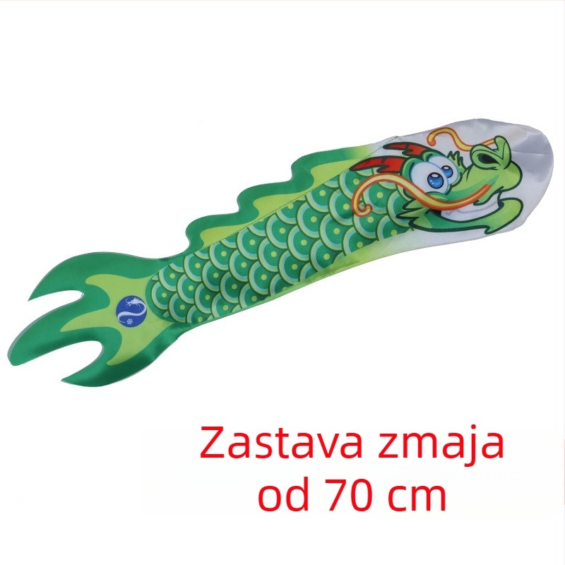 1 m dugačka kineska zastava zmaja za vodiče i festivale – kreativna zastava zmaja