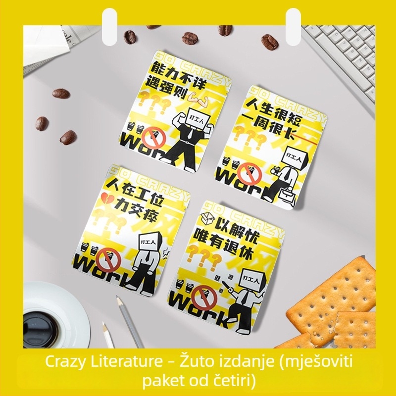 Filter vrećice za kavu s pričvršćivanjem za uho, prijenosne, jednokratne, aluminijska folija za hranu, zapakirane u kraft papir