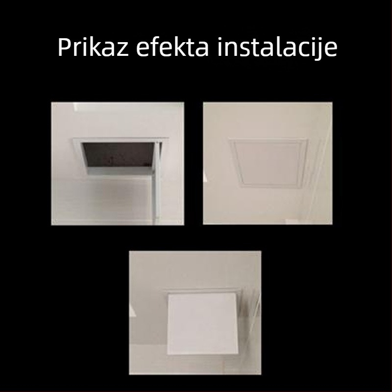 Zaključni otvor za održavanje od aluminijske legure, namijenjen za strop i bočne zidove – otvor za inspekciju kupaonske kanalizacije