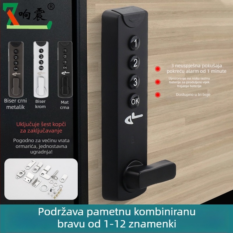 Pametna brava za ladice i ormariće s digitalnim lozinkom