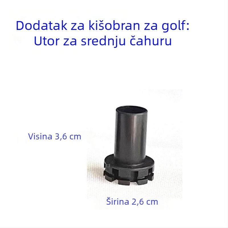 Dodatna oprema za kišobran s 8 rebara i dugačkom drškom, za sunčani i golf kišobran, ravna drška, vlaknasta rebra