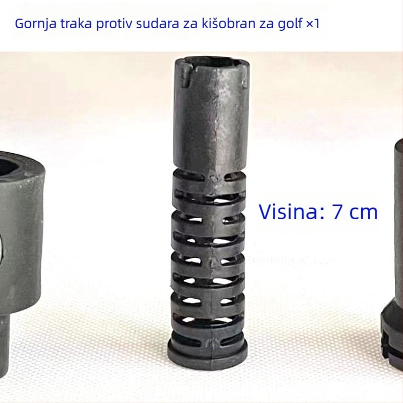 Dodatna oprema za kišobran s 8 rebara i dugačkom drškom, za sunčani i golf kišobran, ravna drška, vlaknasta rebra