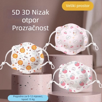 Maske za bebe, 0–6 i 6–12 mjeseci, novorođenčad, zaštita za jesen-zimu pri izlasku van