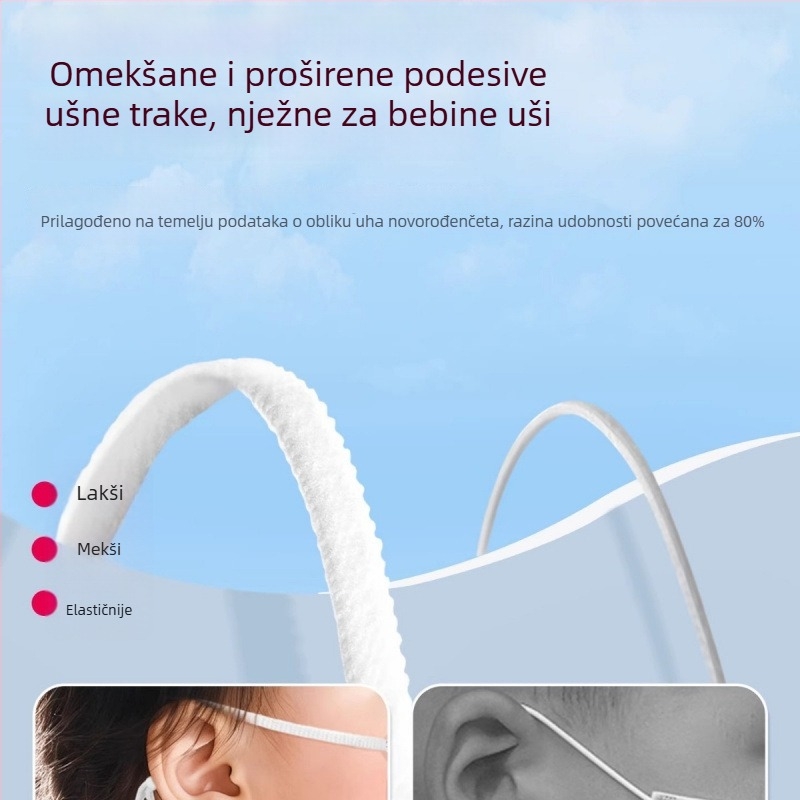 Maske za bebe, 0–6 i 6–12 mjeseci, novorođenčad, zaštita za jesen-zimu pri izlasku van