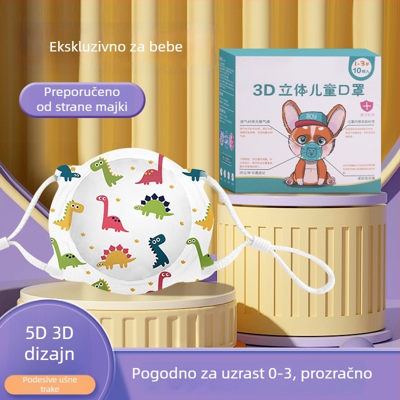 Maske za bebe, 0–6 i 6–12 mjeseci, novorođenčad, zaštita za jesen-zimu pri izlasku van