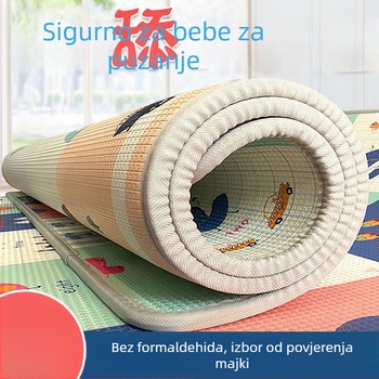 Vlažno otporna podloga za rub kreveta s debelim pjenastim slojem, madrac za bay prozor i podloga za puzanje djece