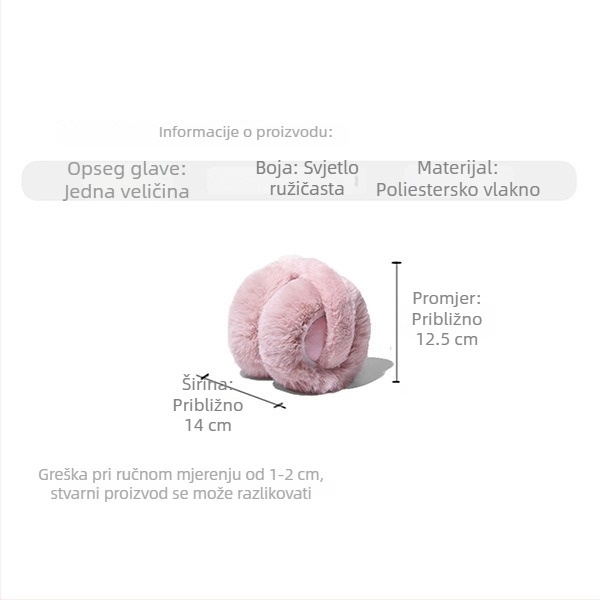 Zimske plišane zaštitne navlake za uši, unisex, za odrasle, tople, zaštita od hladnoće, sintetička krzna