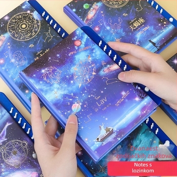 Knjiga šifri po zodijaku – školski dnevnik, kreativan uredski dar, debele obojene stranice