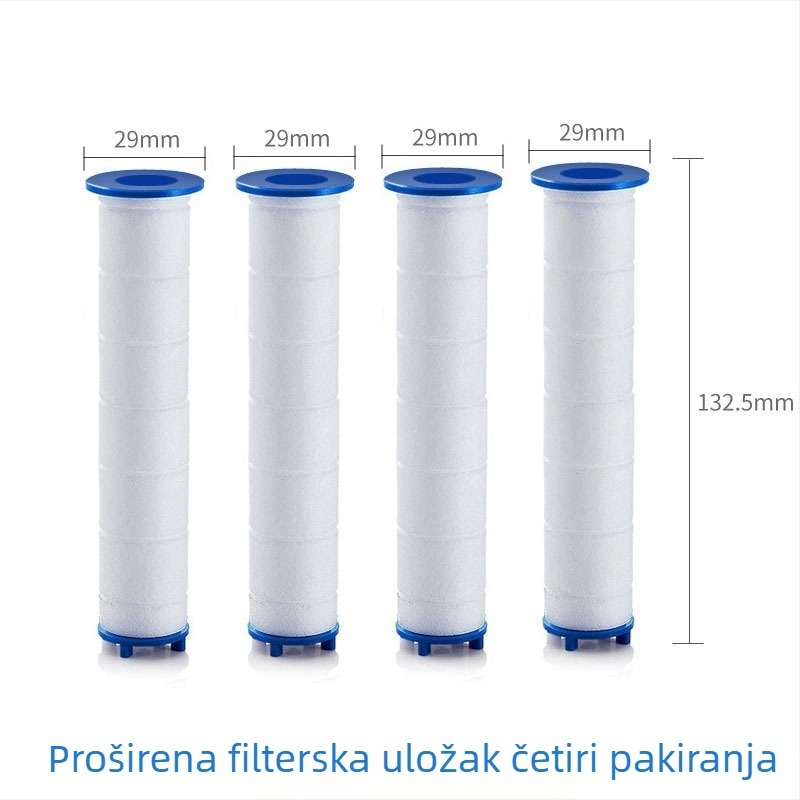 Ručni tuš s pet načina mlaza, mineralnim kamenjem i povećanjem tlaka