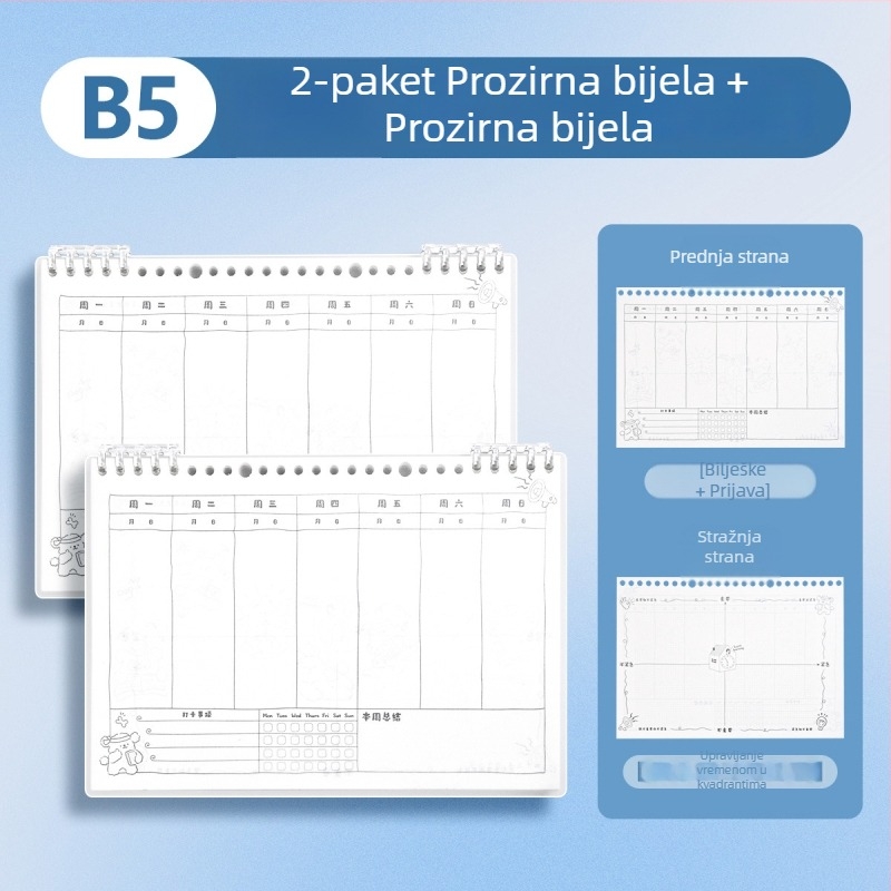 2025 Tjedni planer za učenike: dnevni plan učenja, upravljanje vremenom i samodisciplina