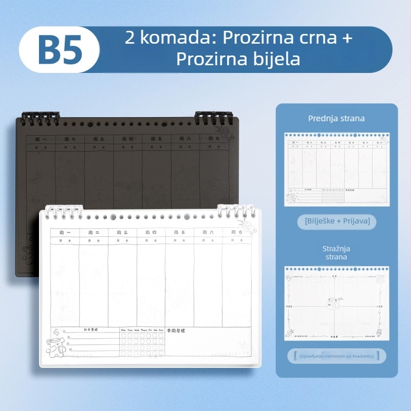 2025 Tjedni planer za učenike: dnevni plan učenja, upravljanje vremenom i samodisciplina