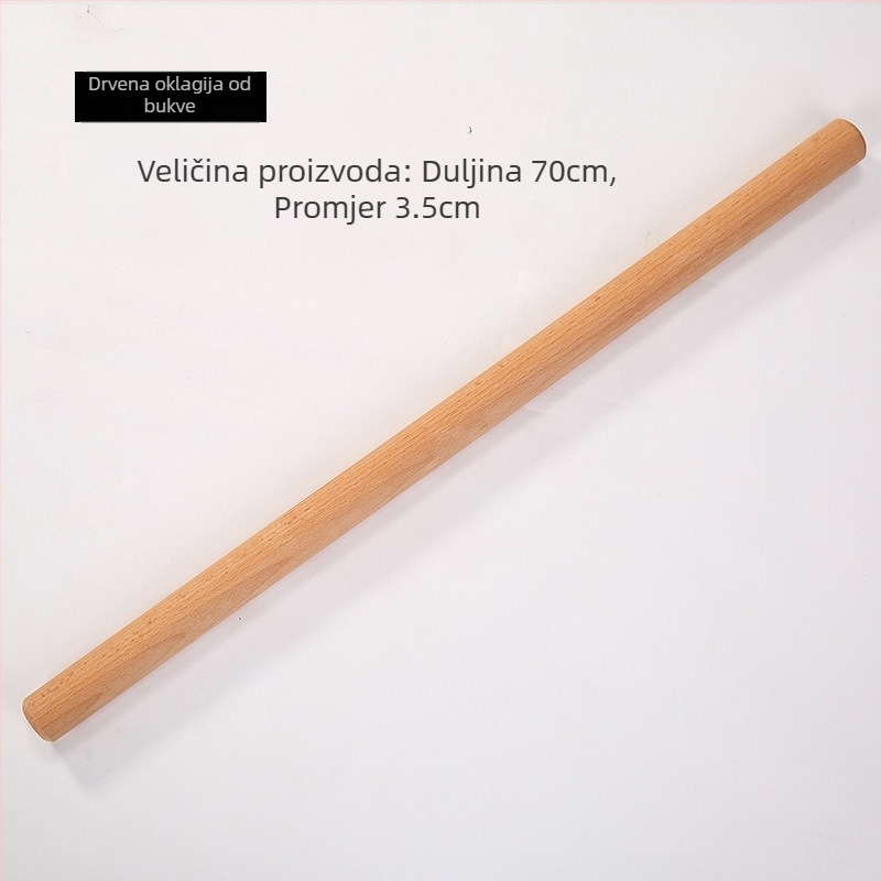 Drveni valjak za tijesto, knedle i rezance