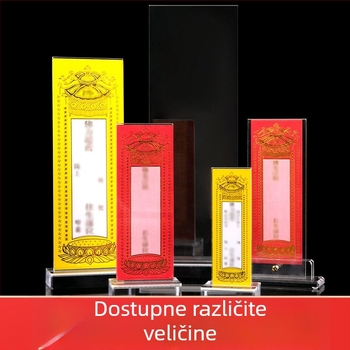 Prozirni akrilni držači pločica za molitvene pločice, velike i male