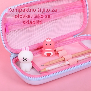 Slatka oštrilica za olovke u obliku životinje, ručna, PVC i metal