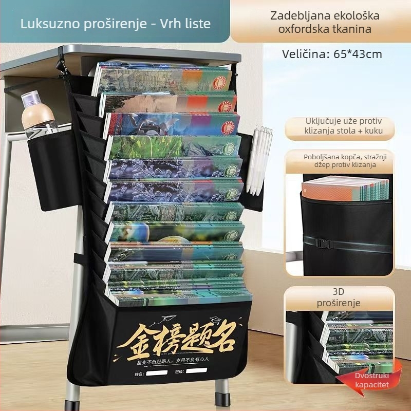 Viseća torba za knjige za stol — organizator i držač knjiga za učenike