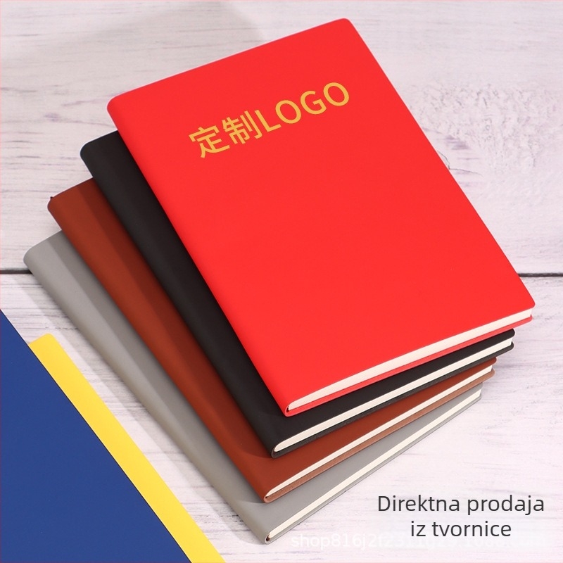 Prilagođena A5 bilježnica s logom – bilješke sa sastanaka, B5 dnevnik, debela poslovna bilježnica