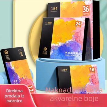 Painter set boja: akrilne, akvarelne i gouache za početnike, 36 boja u kutiji