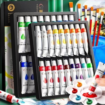 Painter set boja: akrilne, akvarelne i gouache za početnike, 36 boja u kutiji