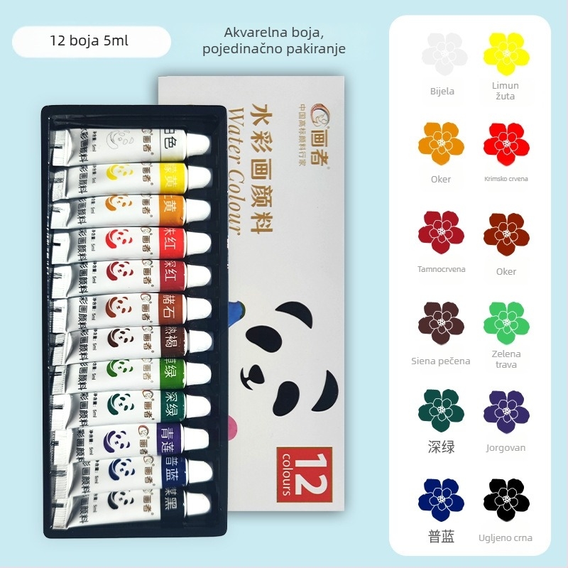 Painter set boja: akrilne, akvarelne i gouache za početnike, 36 boja u kutiji