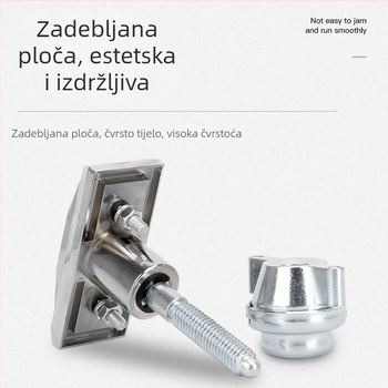 Brava tipa T za automat za prodaju i ormar – protiv krađe, mortise brava, cinkova legura