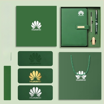 A5 poslovni bilježnica s kožnim izgledom u darovnom kompletu s mogućnošću logotipa, bilježnica i zapisnik sa sastanka