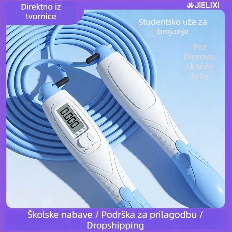 Preskakalica s elektroničkim brojačem za učenike — oprema za trening