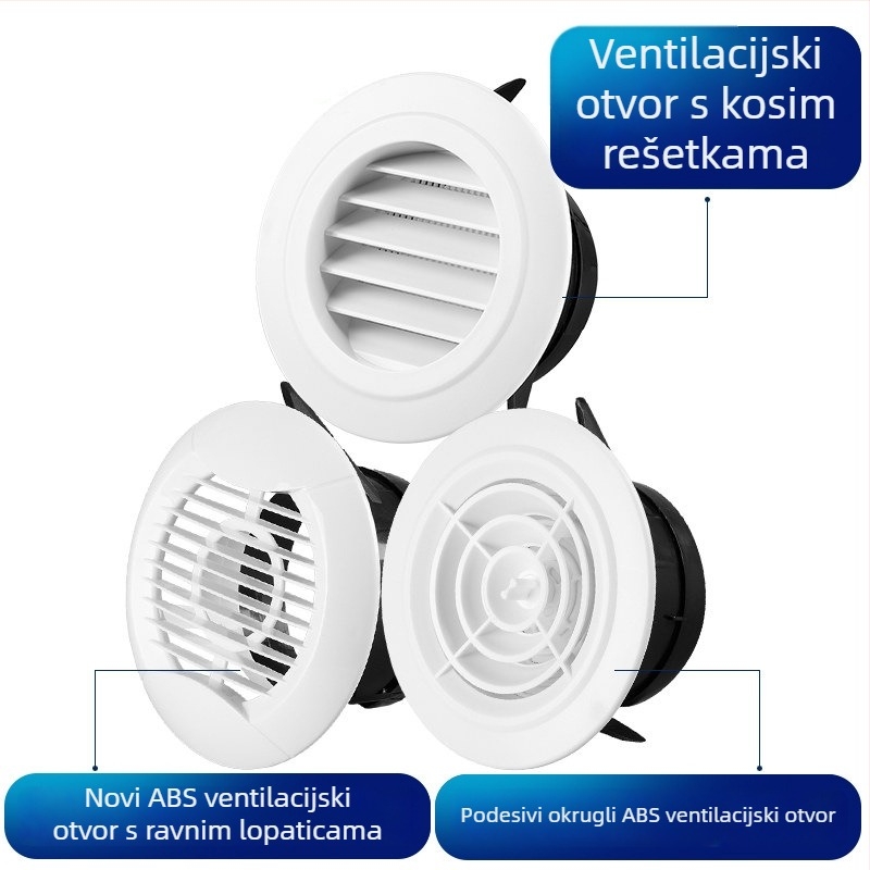 ABS plastični otvor za unutarnju ventilaciju, diskasti tip