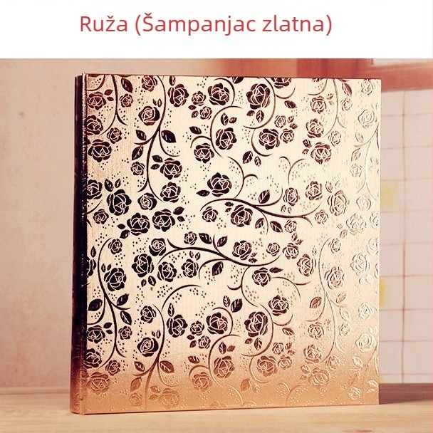 PU kožni fotoalbum 6 inča, velika kapaciteta, 600 stranica, obiteljski fotoalbum, laminirani omot