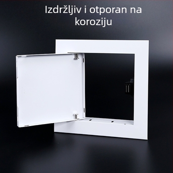 Poklop za pristup zidnom otvoru od aluminijskog legura s magnetskim držačem za inspekciju kupaonskih cijevi