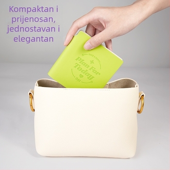 Prenosni dnevnik za putovanje, kompaktan mini dnevnik za učenike, korejski/japanski stil.