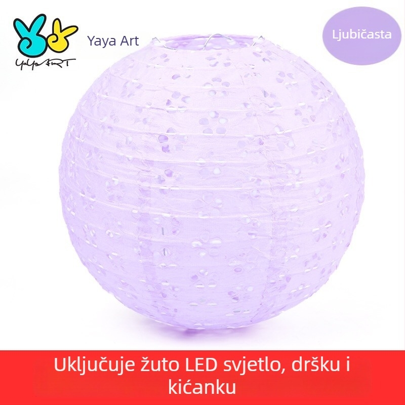 Papirnati lampion s projekcijom za Novu godinu – DIY lampion s izrezanim uzorkom, prenosni svjetleći lampion za djecu