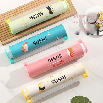 Plastični set za izradu sushi rolica s alatom za oblikovanje riže i žličicom za rižu