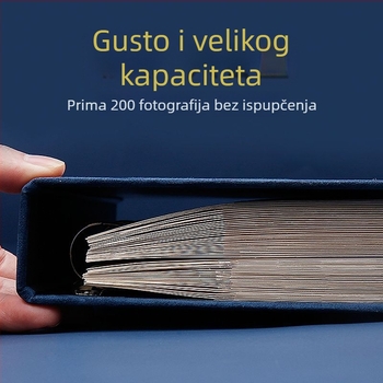 Fotoalbum s mogućnošću pisanja na umetnim stranicama, veličina 5–6 inča, laminiran, velik kapacitet pohrane, ručno izrađeni DIY memorijalni album