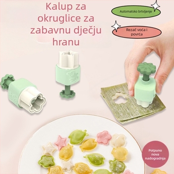 Nehrđajući čelični DIY kalup za wonton – za dječju hranu, reljefne knedle i leptirove tjestenine, kućna upotreba