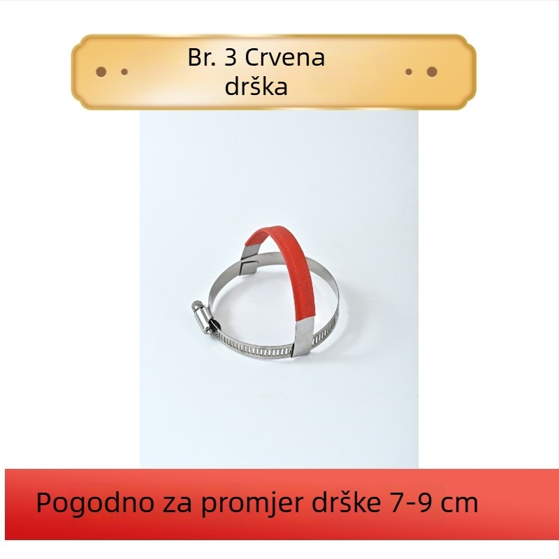 Nehrđajući čelični poklopac za lonac s podignutom ručkom protiv opeklina i keramičkim poklopcem, protuklizni i otporan na pad