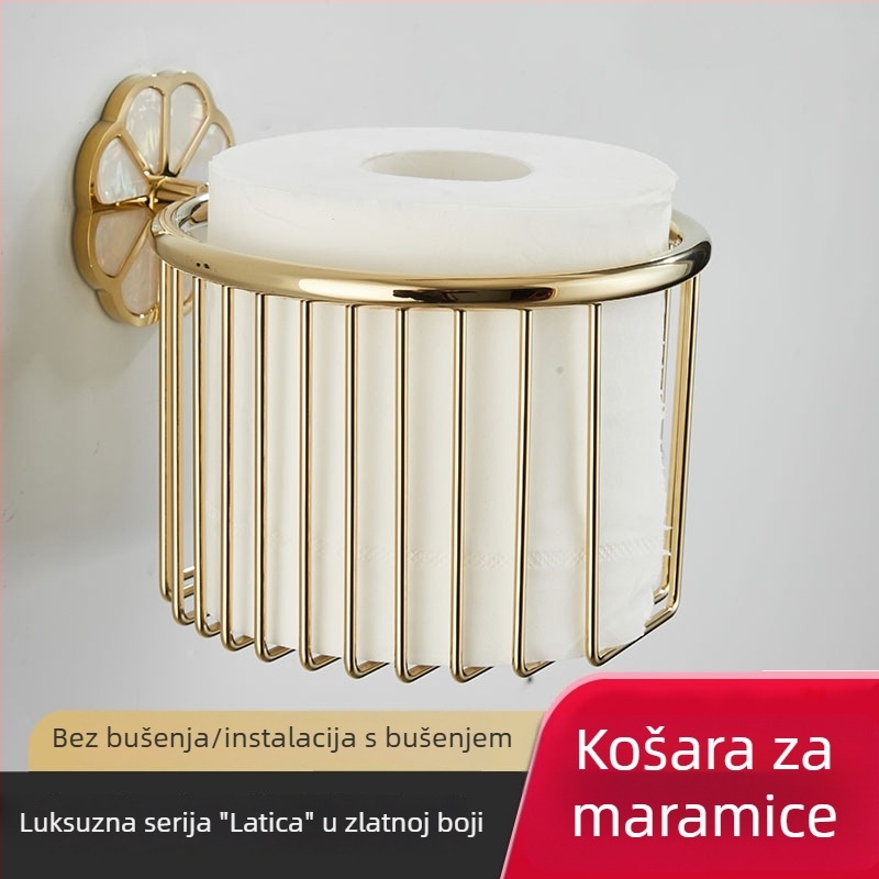 Moderna set za kupaonicu: držač za ručnike i polica za pohranu od nehrđajućeg čelika s elektroplakiranim završetkom, nosivost 20 kg