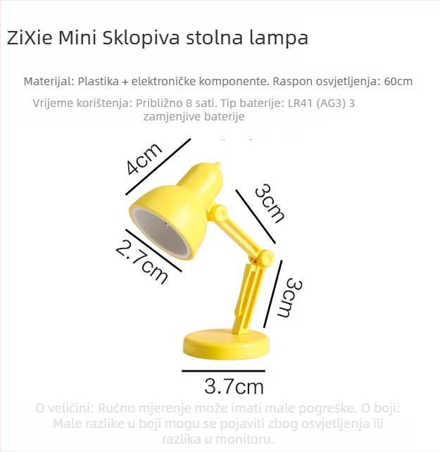 Magnetski organizator za pribor za pegboard, bijeli dijeljivač ploče, žuti magnetski držač za olovku, magnetski organizator za pohranu