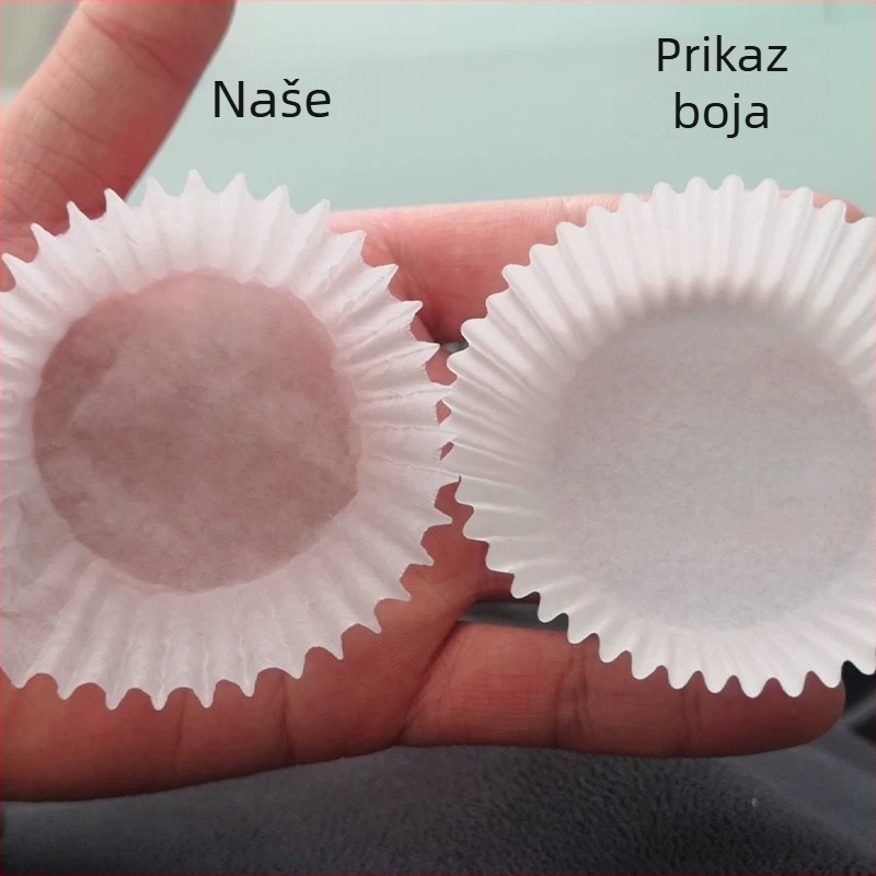 Snow Mei Niang papirnati podnos za mini kolače, jednokratna ambalaža za pečenje, otporan na visoke temperature kalup, masno-otporn papirni podmetač na pladanj