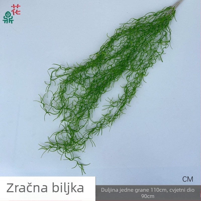 Sintetički svilen cvjetovi i zelena biljka za svadbenu dekoraciju, ulazni prostor