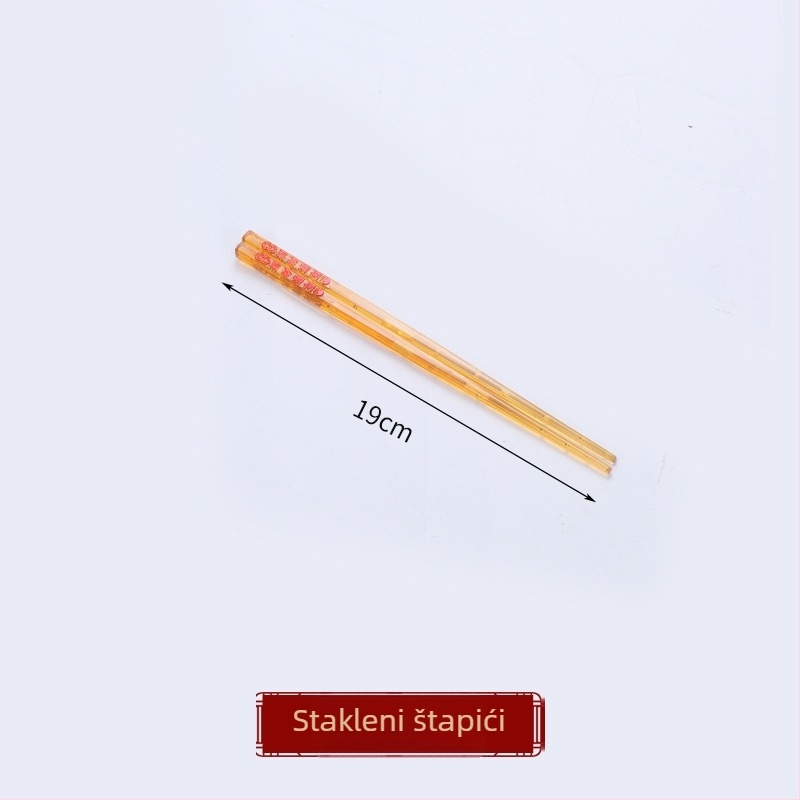 Plastični ritualni set za posluživanje: tanjur, zdjela, šalica, štapići za jelo, čajnik i šalice za čaj
