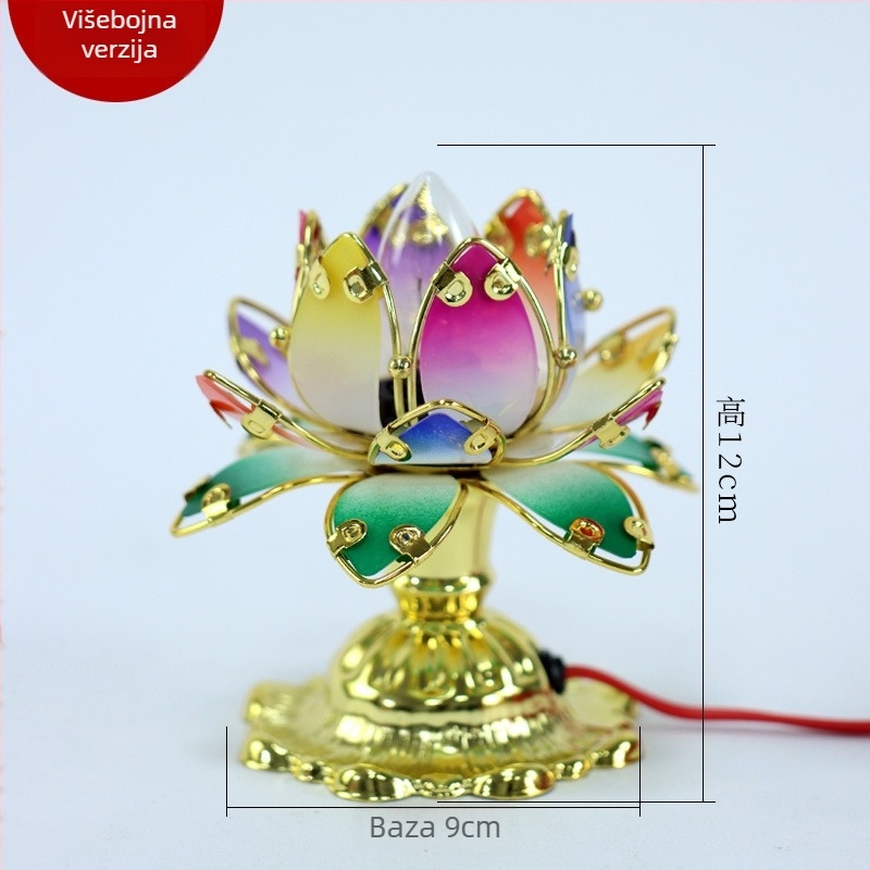 Električna lotus lampa za oltar s Guanyin svjetlom
