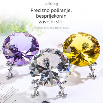 Proziran šareni kristalni dijamant — kreativni ukras za dom, kristalni ukras za DIY i dar