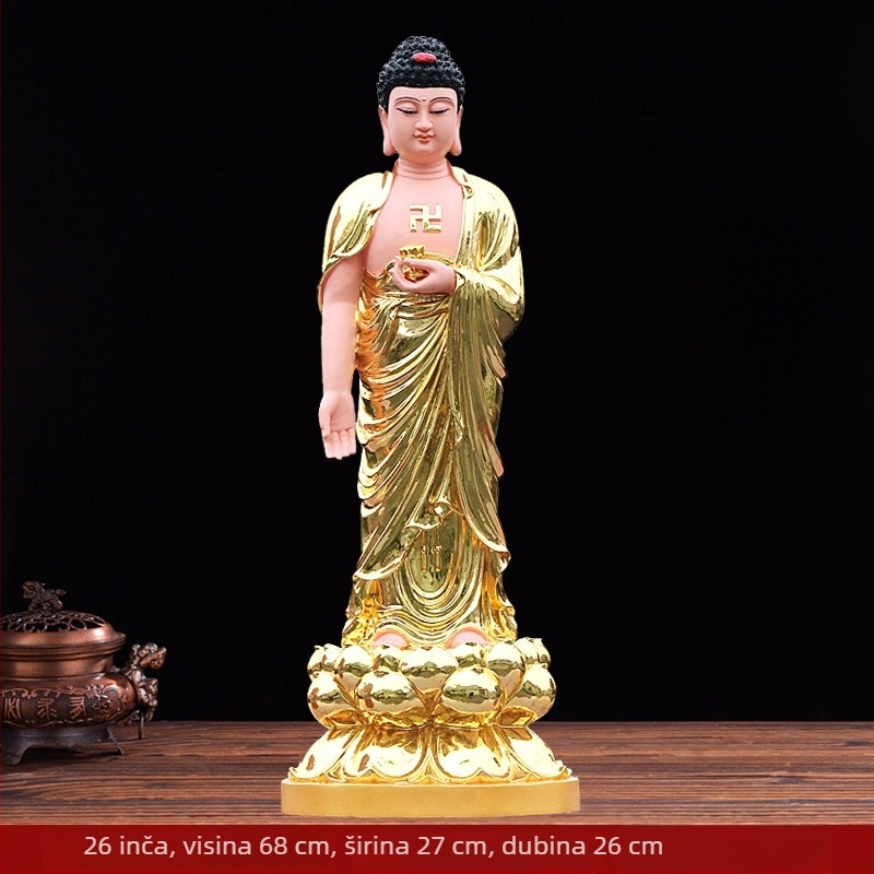 Amitabha Buddha stojeća statua od smole