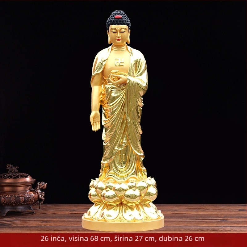 Amitabha Buddha stojeća statua od smole