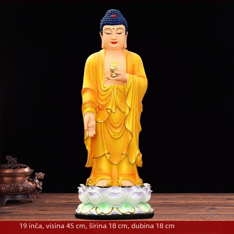 Amitabha Buddha stojeća statua od smole