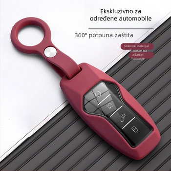 Silikonska zaštita za ključ BYD Seagull s dizajnom dupina, kompatibilno s Han, Qin Plus, Song Plus, Song Pro, Yuan Up, Seal i Magotan – ključni privjesak