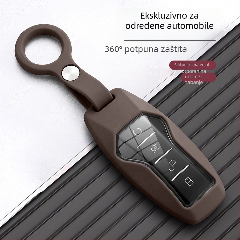 Silikonska zaštita za ključ BYD Seagull s dizajnom dupina, kompatibilno s Han, Qin Plus, Song Plus, Song Pro, Yuan Up, Seal i Magotan – ključni privjesak
